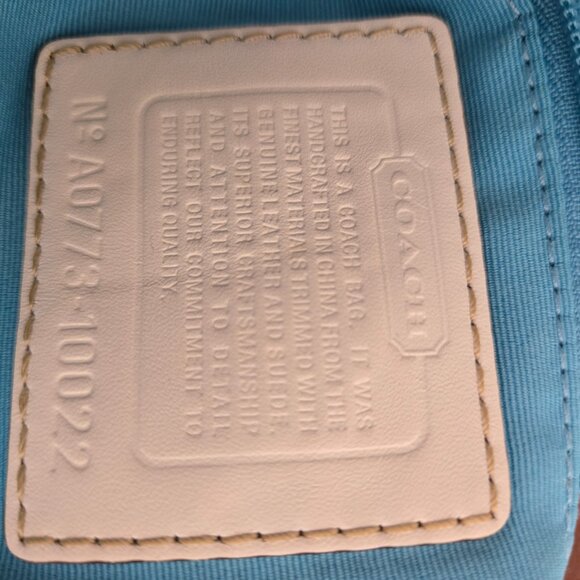 Coach Multicolor Striped Shoulder Bag - Picture 4 of 4